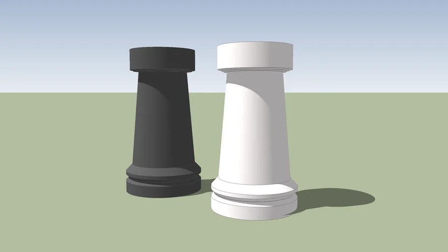 Chess Piece: Rook | 3D Warehouse