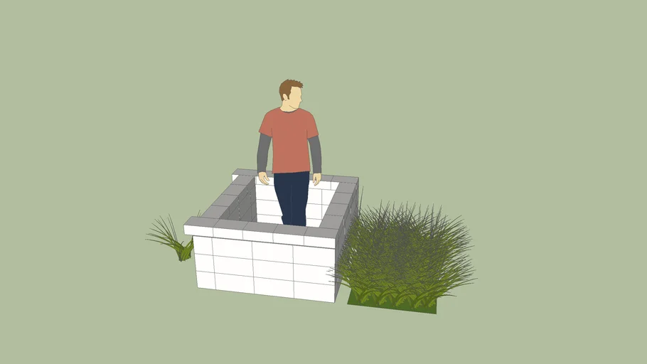 Raised Garden Bed 2 | 3D Warehouse