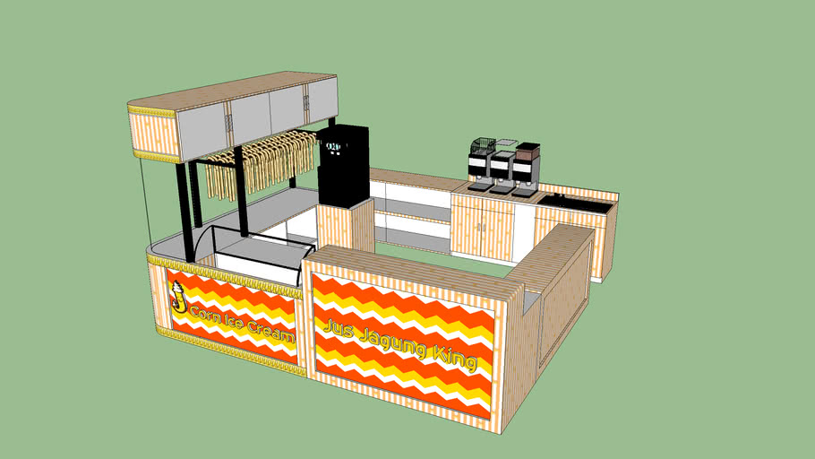 Booth Ice Cream 3D Warehouse