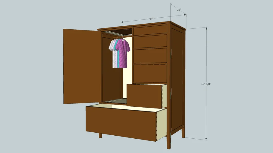 Bedroom Wardrobe 3D Warehouse