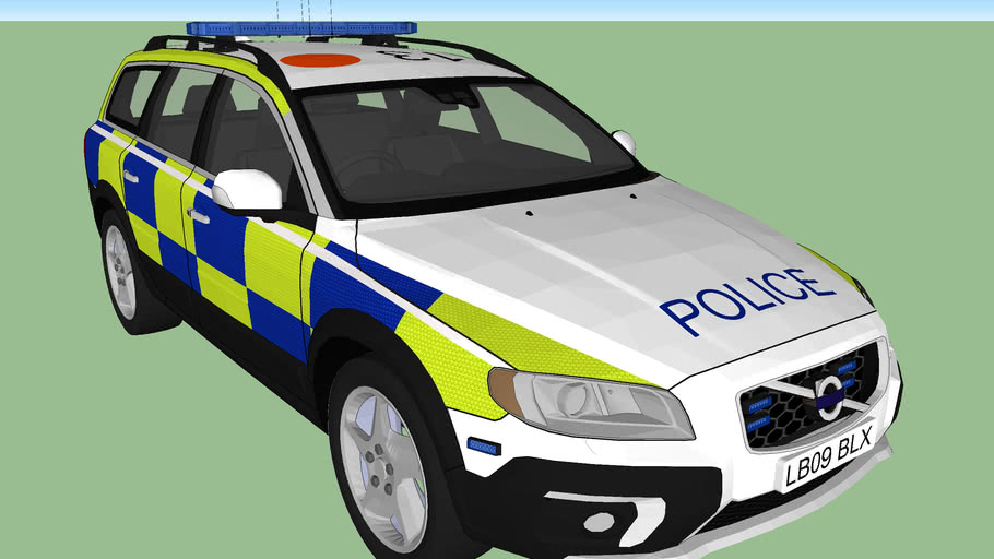 Volvo XC70 Police traffic car
