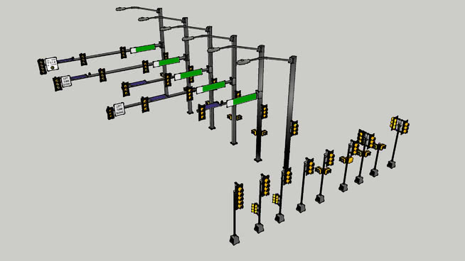 texas-traffic-signal-set-3d-warehouse