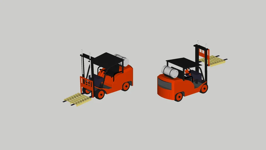 Fork Truck 3D Warehouse