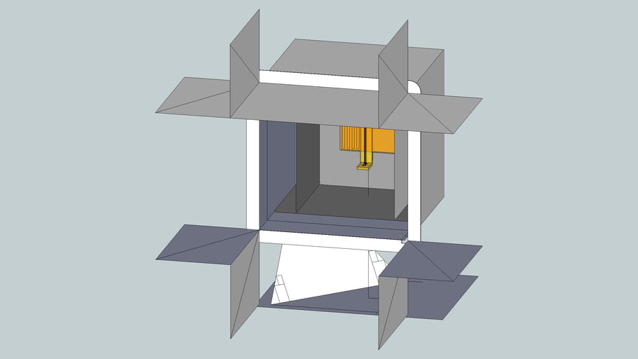 angle drawing for scanner niobium titonate base and indium strain guage ...
