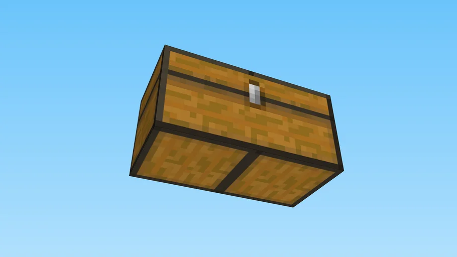 Minecraft Double Chest Minecraft Double Chest 3D Warehouse