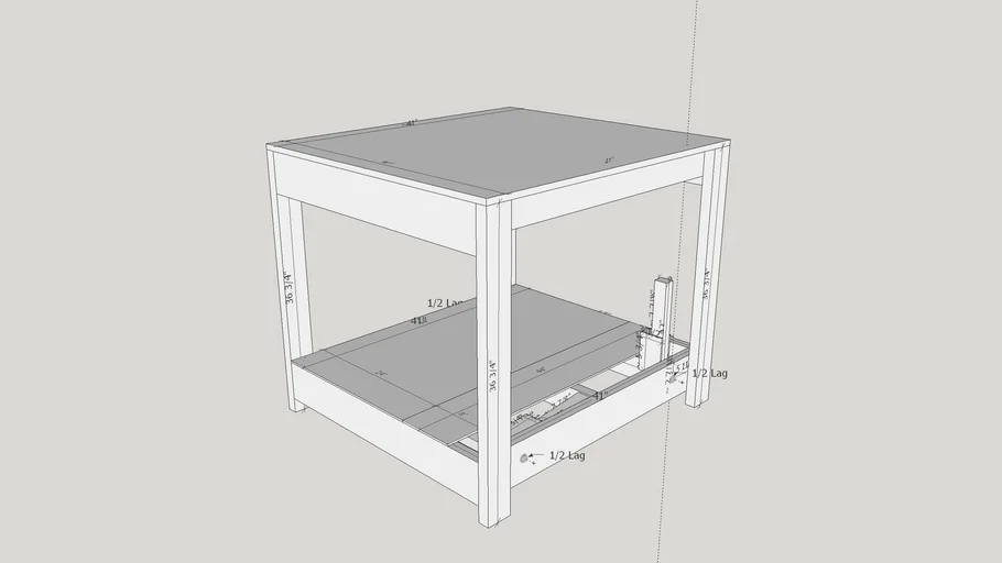 OX CNC table | 3D Warehouse