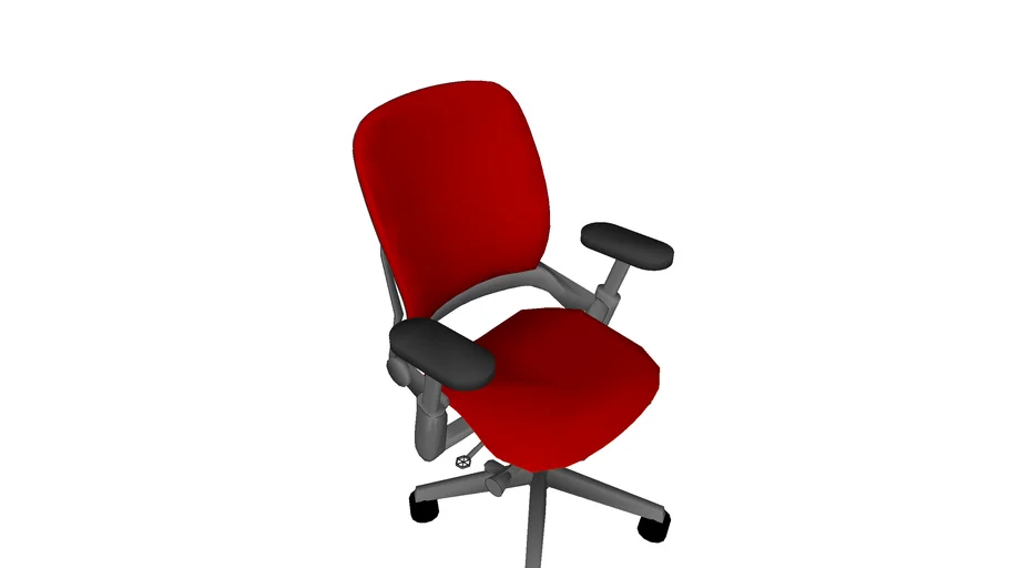 Chair-Office-STEELCASE-Leap-Red