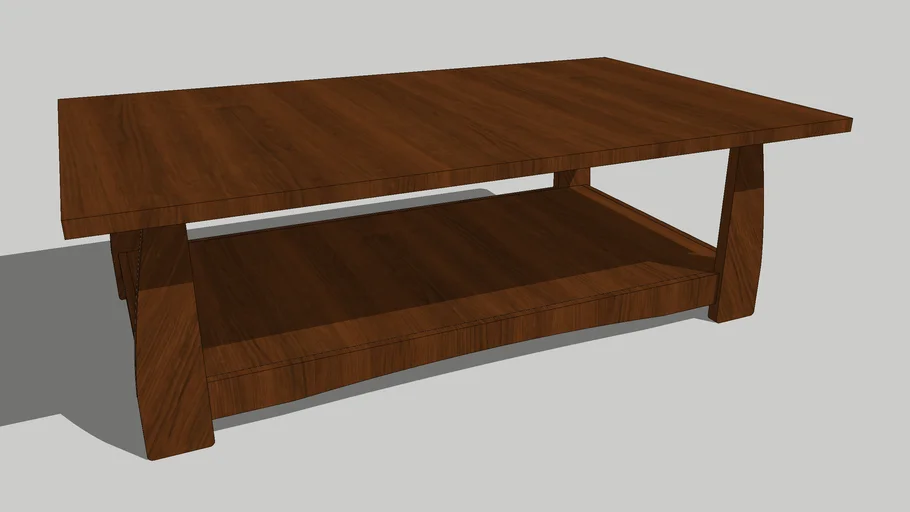 Basic wood coffee table