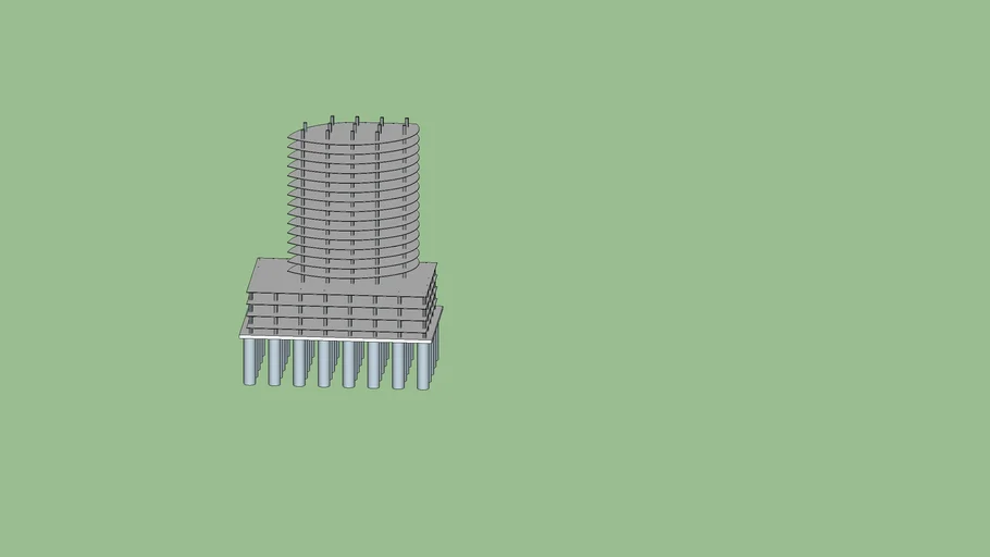 STRUCTURAL PILE FOUNDATION | 3D Warehouse
