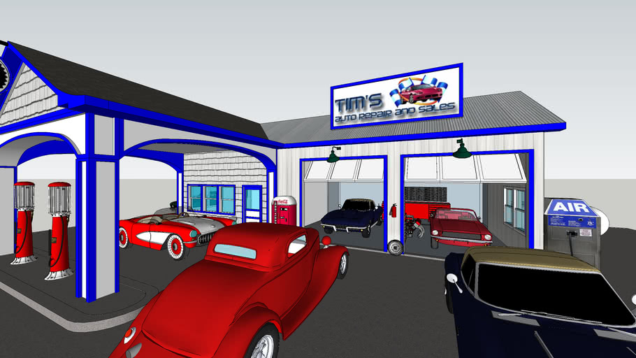 TIM'S AUTO REPAIR AND SALES 3D Warehouse