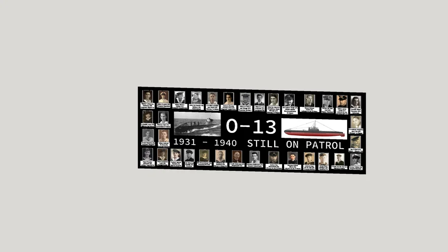 Submarine O13 Still on Patrol 3D Warehouse