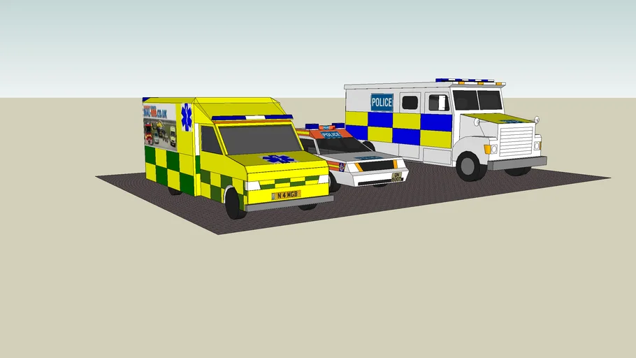 fictional british emergency vehicles