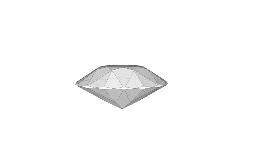 krans gelei Kostbaar Diamant 3D, Diamond flat | 3D Warehouse