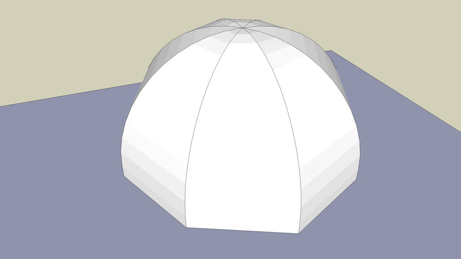 octaganal dome | 3D Warehouse