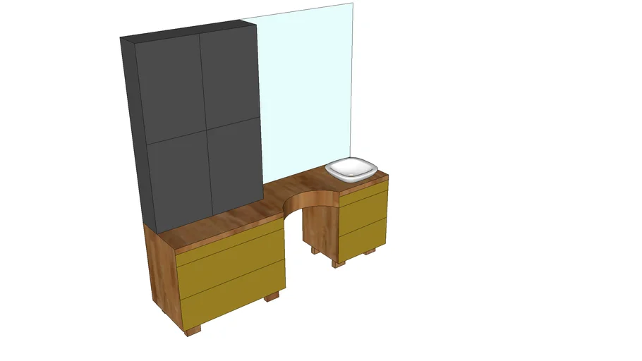 Dresser and Vanity v. 6 3D Warehouse