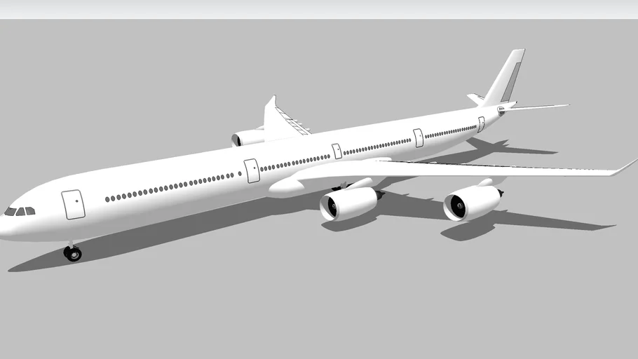 Airbus a340-600 (template) | 3D Warehouse