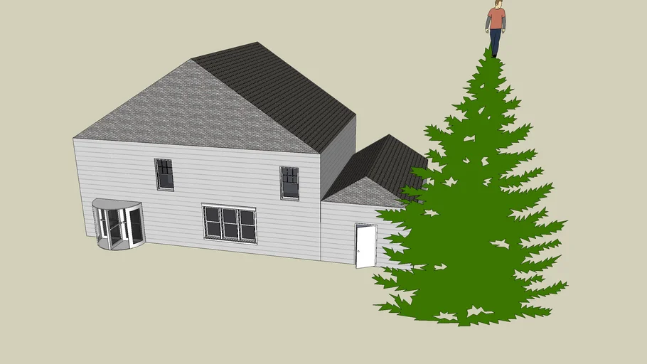 my house on google earth 3D Warehouse