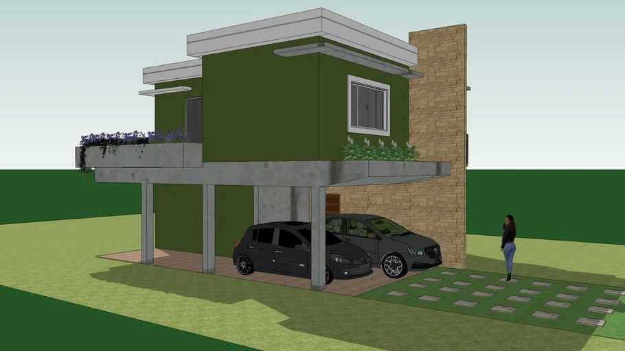 Modelo de casa + model house | 3D Warehouse