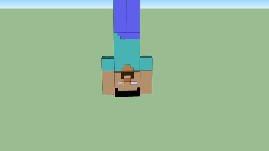 Herobrine (Standing on his head) | 3D Warehouse