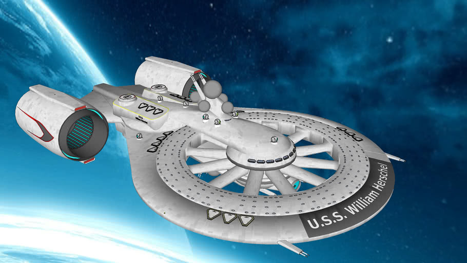 Space Ship William Herschel 3D Warehouse