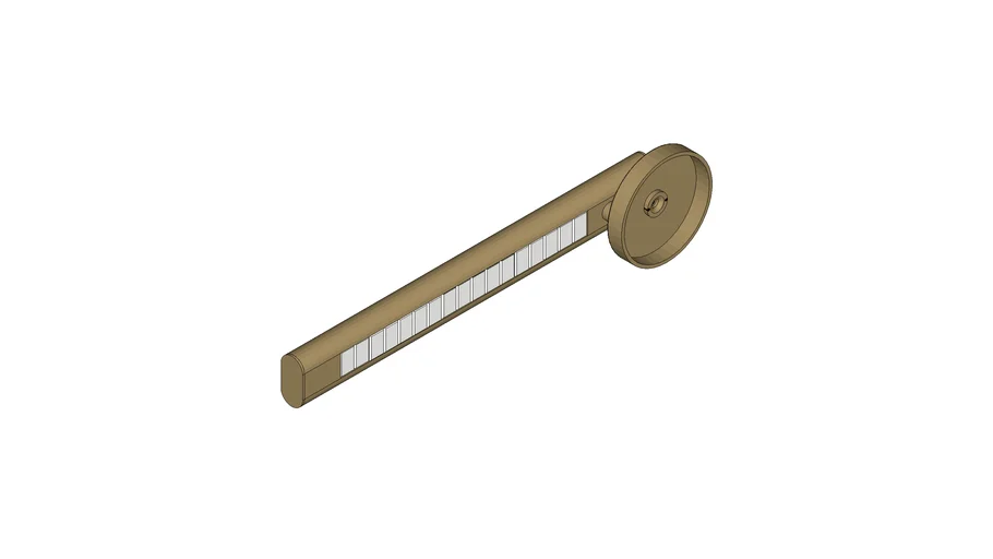 Minimalist Yakata Linear Wall Sconce in Polished Brass