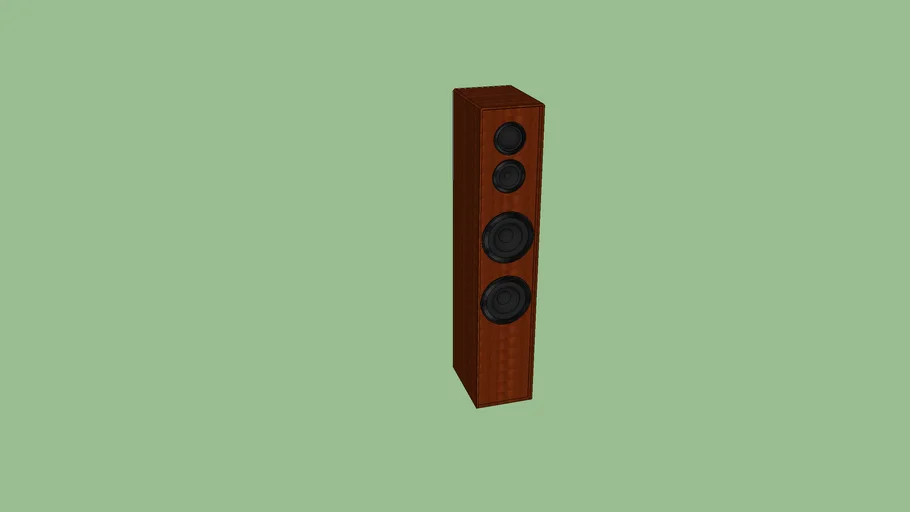 floor-standing speakers | 3D Warehouse