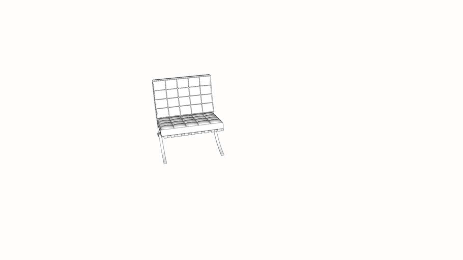 Knoll Barcelona Chair 3D Warehouse