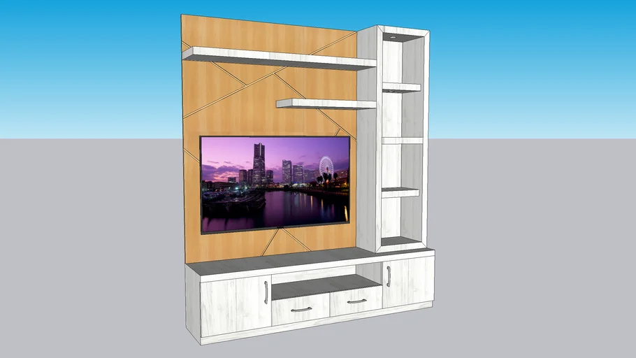 TV Cabinet Design | 3D Warehouse