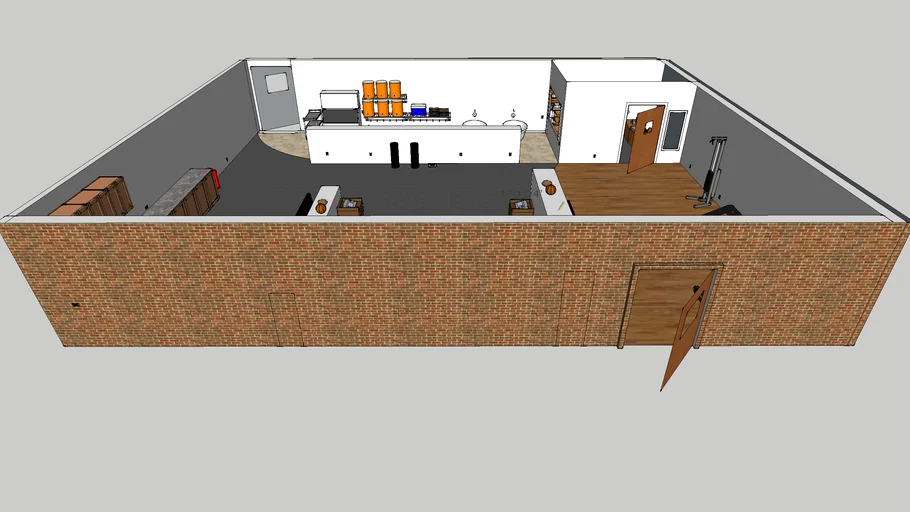 athletic-training-room-3d-warehouse