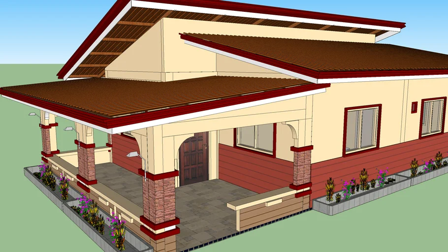 1 STOREY residential house figure 1