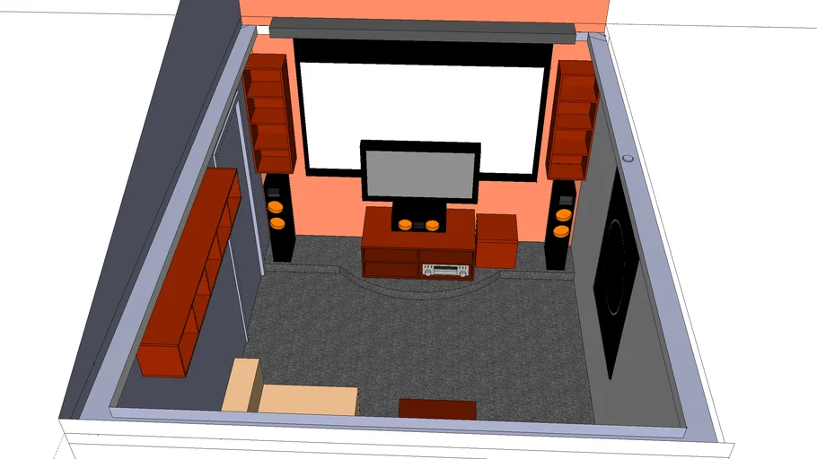 My TV room | 3D Warehouse