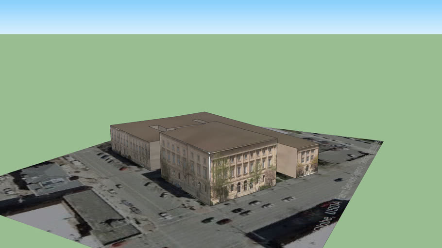 Missoula U.S Post office 3D Warehouse