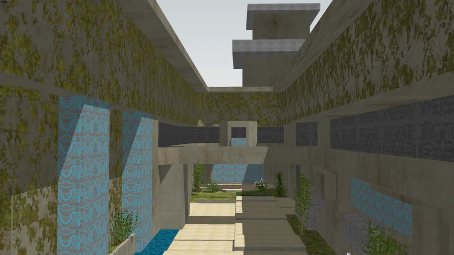 Metroid Prime DS Combat Hall Original 3D Warehouse