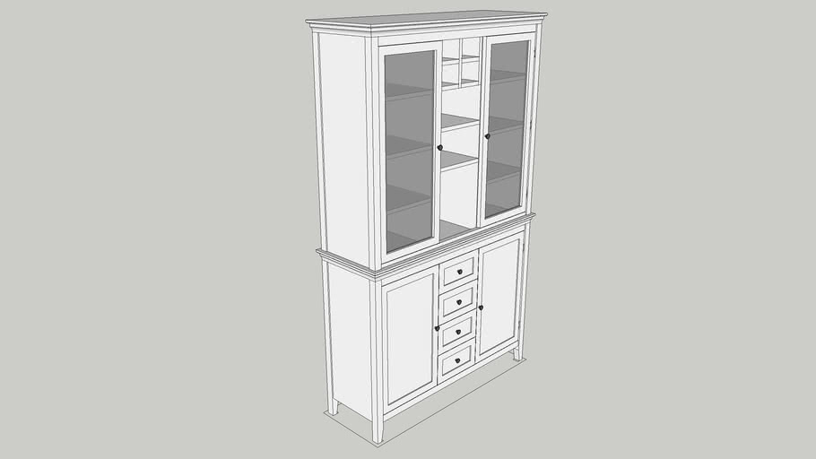 Side Table Hutch 3D Warehouse
