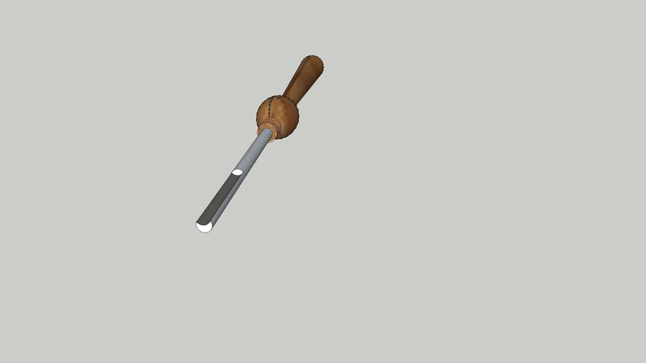 Woodturning chisel | 3D Warehouse