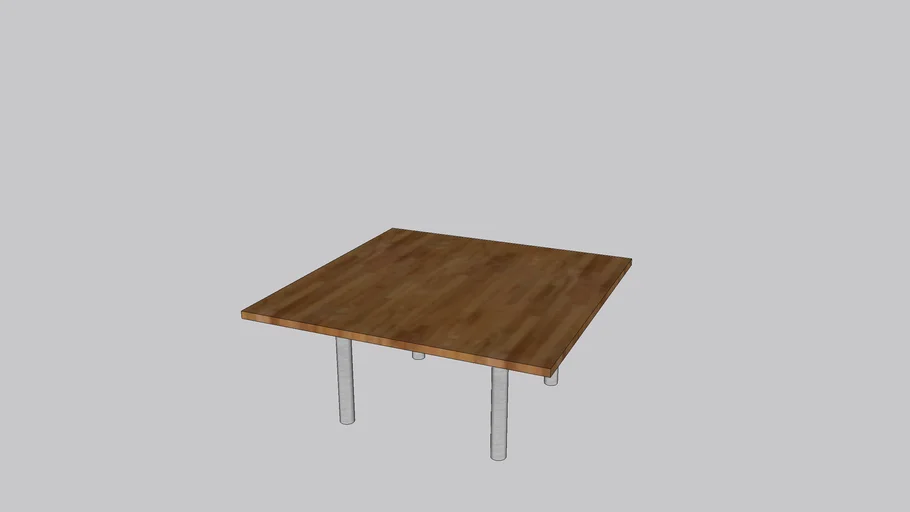 Square Table | 3D Warehouse