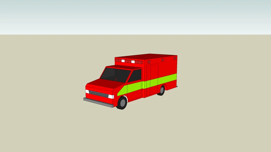 Modefied google ambulance | 3D Warehouse