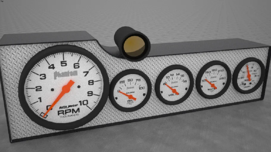 Racing Gauge Pod 3D Warehouse