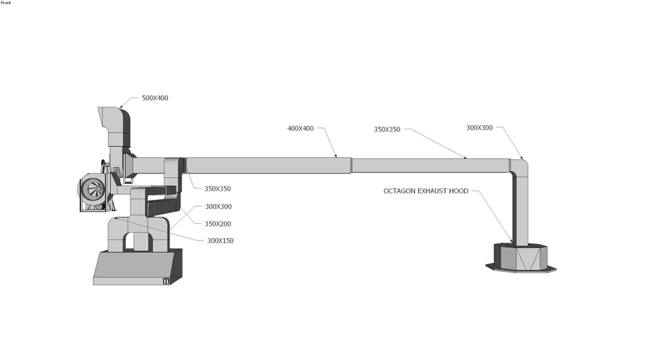 FRESH AIR AND EXHAUST DUCTING 3D Warehouse
