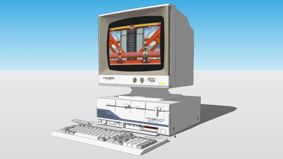 NEC Personal Computer PC-98DO+ (1990:Japan) | 3D Warehouse