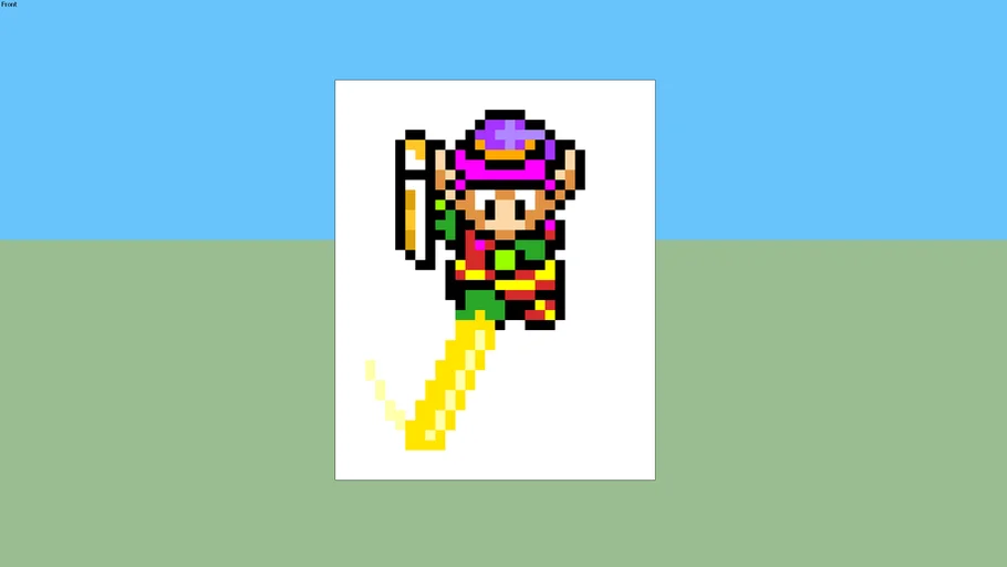 The Legend of Zelda: A Link to the Past Pixel Art