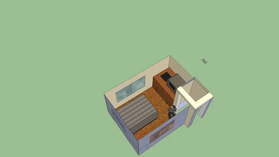 quarto de solteiro | 3D Warehouse