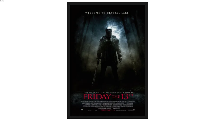 Friday the 13th Remake Poster 3D Warehouse