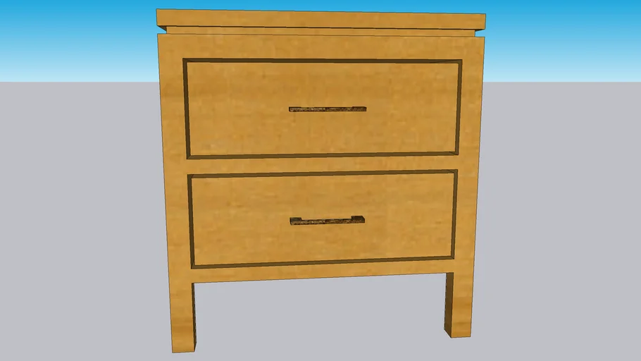 Archbold 2 West Low Nightstand 3D Warehouse