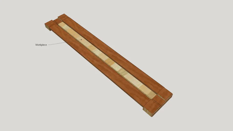 Laminate Floor Rip Cut Jig using Mini Circular Saw 3D Warehouse