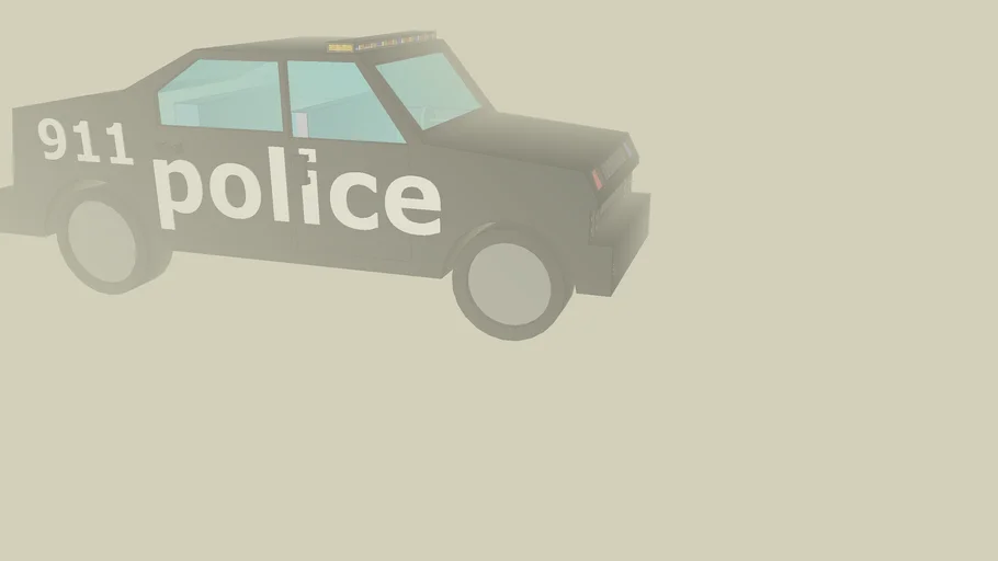 Police Car | 3D Warehouse