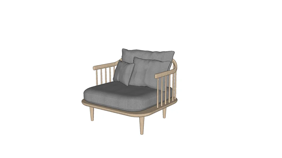 &tradition Fly lounge chair SC1 | 3D Warehouse