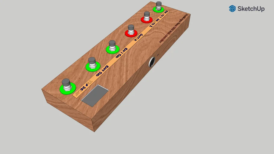 Pedaliera midi controller per mixer Midas Behringer XR18 3D Warehouse