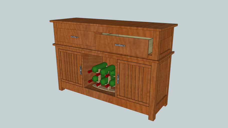 Buffet Server 3D Warehouse