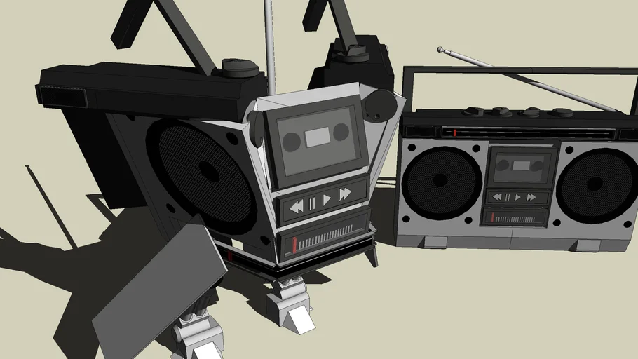 boombox transformer 3D Warehouse